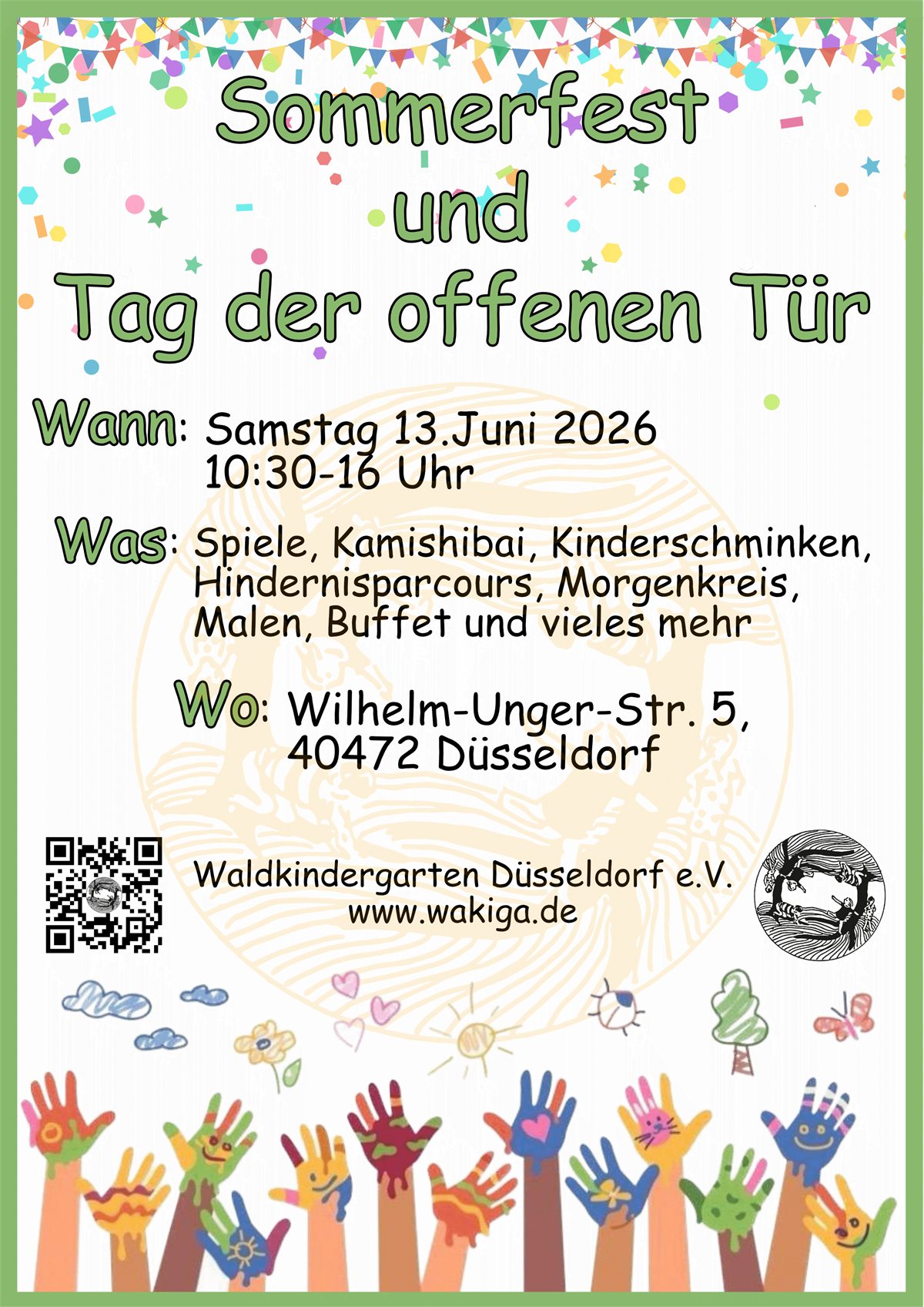 Flyer zum WaKiGa Sommerfest 2026